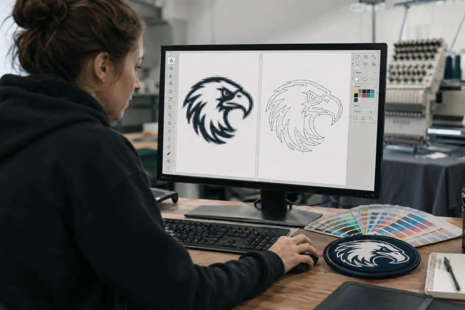 Vector File for Embroidery